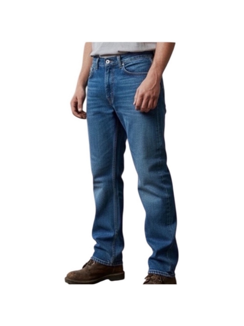 Duluth Trading Company Classic Straight Fit Men’s Heavy Duty Work Jeans - Blue